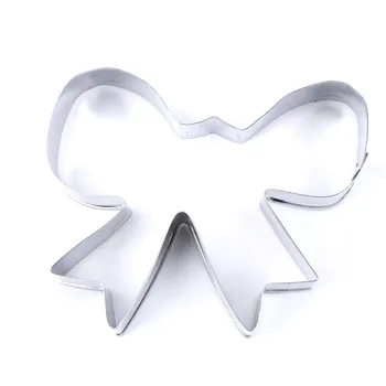 

1PC Stainless Steel Bakeware Fondant Bow Cookie Tool Cutter Mould Biscuit Cookie Cutter Cake Decorating Tool