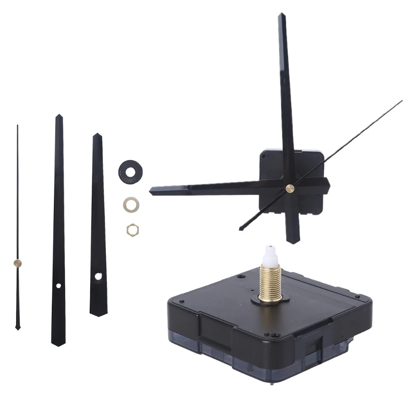 DIY Quartz Wall Clock Movement Mechanism with Hands Long Shaft Kit