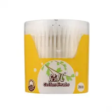 200 шт./кор. компактный Размеры натуральный ватные палочки деревянные палочки для носа, чистка ушей Косметика домашней заботы о здоровье, ватных палочек