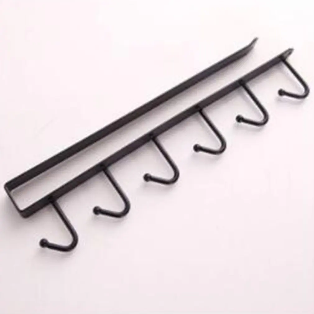Multifunctional Wall Hanging Rack Kitchen Tool Hanger Nail Free Hook Cabinet Storage Rack Hook Wardrobe Hook and Finishing Rack