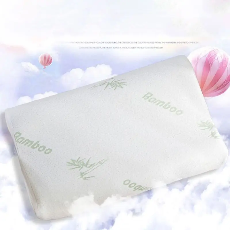 Медленно с пенным наполнителем с эффектом памяти для сна подушка удобные, из бамбукового волокна, смягчающий уход за кожей подушки