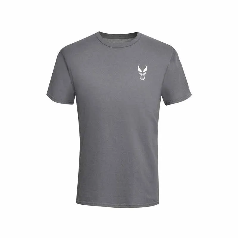 Multiple colors 100% cotton short sleeve  Men T-shirt White venom casual men tshirt Tops Tees T shirt