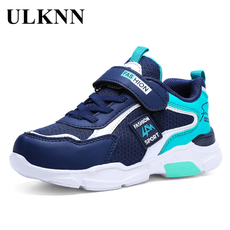 ULKNN KIDS Casual Shoes Lightweight Running Young STUDENT'S Punched Sheet Surface Sports BOY'S Shoe