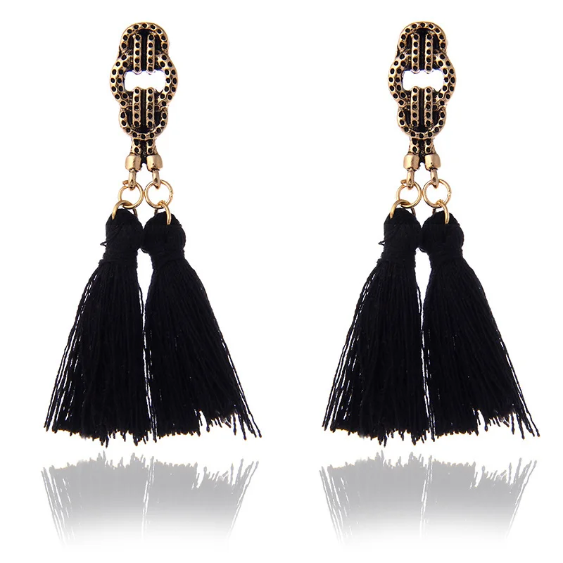 

Pendientes States The New Jewelry Bohemia Exaggerated Personality Tassel Earrings Long Women Wholesale Accessories Manufacturer