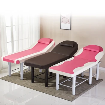 

Professional Portable Spa Massage Tables Foldable Salon Furniture PU Folding Bed Multifunction Thick Beauty Massage Table