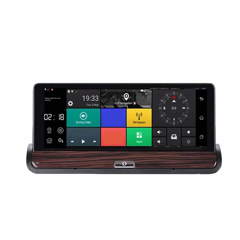 8-inch Central Control 3G Streaming Media Wifi Driving Recorder New Full Screen Smart Dual Electronic Dog