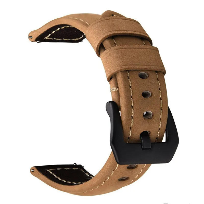 Pulseira de Couro para Amazfit Gtr Pulseira Amazfit Gtr2 Sport Huami Gtr47 Pulseira de Pulso Relógio Inteligente - Image 2
