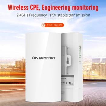 

Outdoor Wireless AP bridge WIFI CPE access point antenna 5dBi WI-FI 1KM 300Mbps