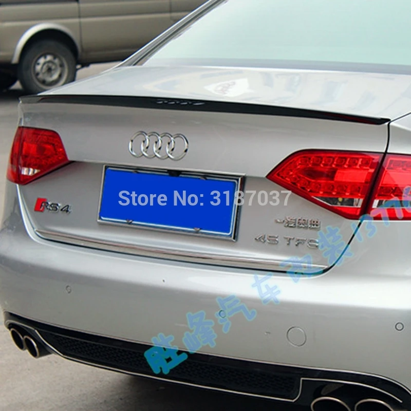 

Задний спойлер из углеродного волокна для Audi S4 A4 B8 B8.5 4 Двери Седан