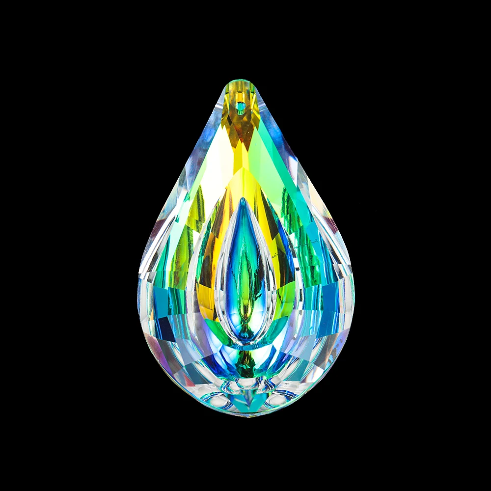 Crystal Sun Catcher Hanging Crystals Prism for Windows Decoration Sun Catcher Rainbow Chandelier Parts DIY Home Garden Party