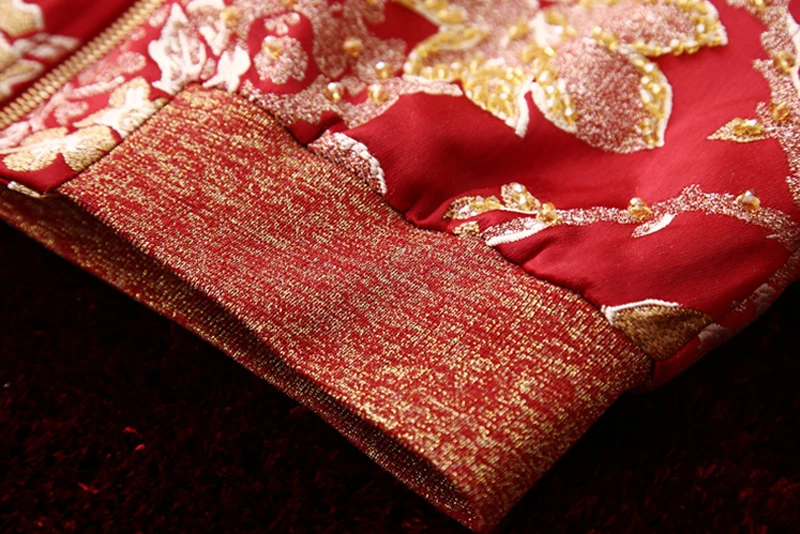 Red RoosaRosee Дизайнерская Женская Весна Осень Роскошный Золотой принт кристаллы пальто Элегантная с длинным рукавом женская уличная куртка пальто
