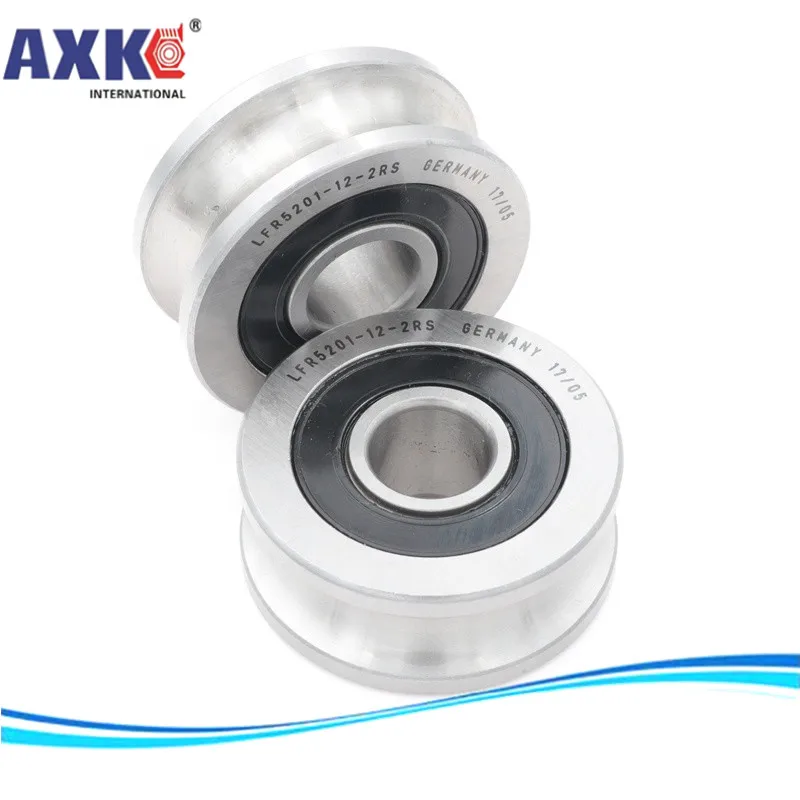 LFR1648 NPP Groove Track Roller Bearings size: 16*48*21*23 mm(Precision double row balls) ABEC-5