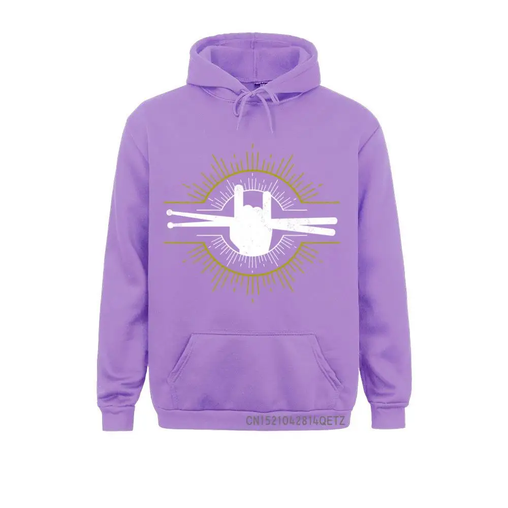 Drummer - Rock and Roll Music Band Drums Musician Gift Pullover Hoodie__B6210 Hoodies Slim Fit Sweatshirts Simple Style Long Sleeve Men Hoods Drummer - Rock and Roll Music Band Drums Musician Gift Pullover Hoodie__B6210purple