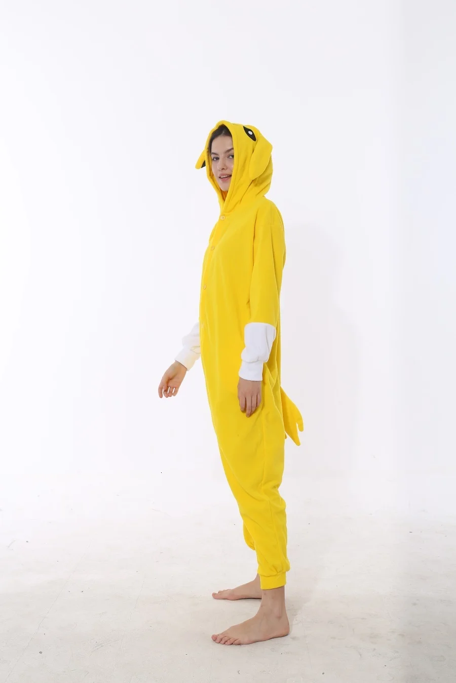 Кигуруми Покемон флис Onesie Взрослый Аниме Желтый гром Espeon Umbreon Косплей пижамы женский костюм комбинезон женский Забавный