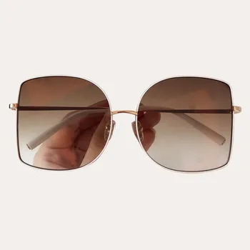 

Vintage Oversize Square Sunglasses Women Men Luxury Brand Metal Frame Female Shades gafas de sol hombre