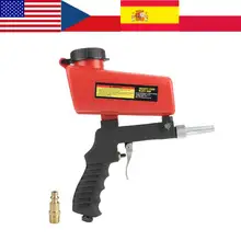 90 PSI Портативный Пескоструйный пистолет с бункером для удаления ржавчины краски масштаб Регулируемый пневматический Пескоструйный пистолет