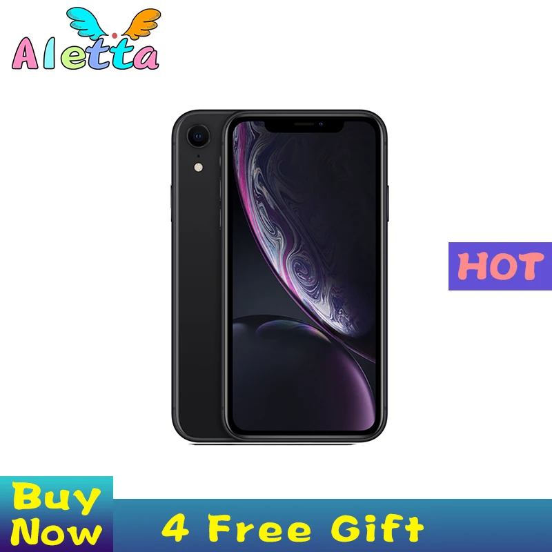 Разблокированный смартфон Apple iPhone XR 6 1 дюйма Face ID NFC ROM 64 ГБ/128 ГБ/256 ГБ A11