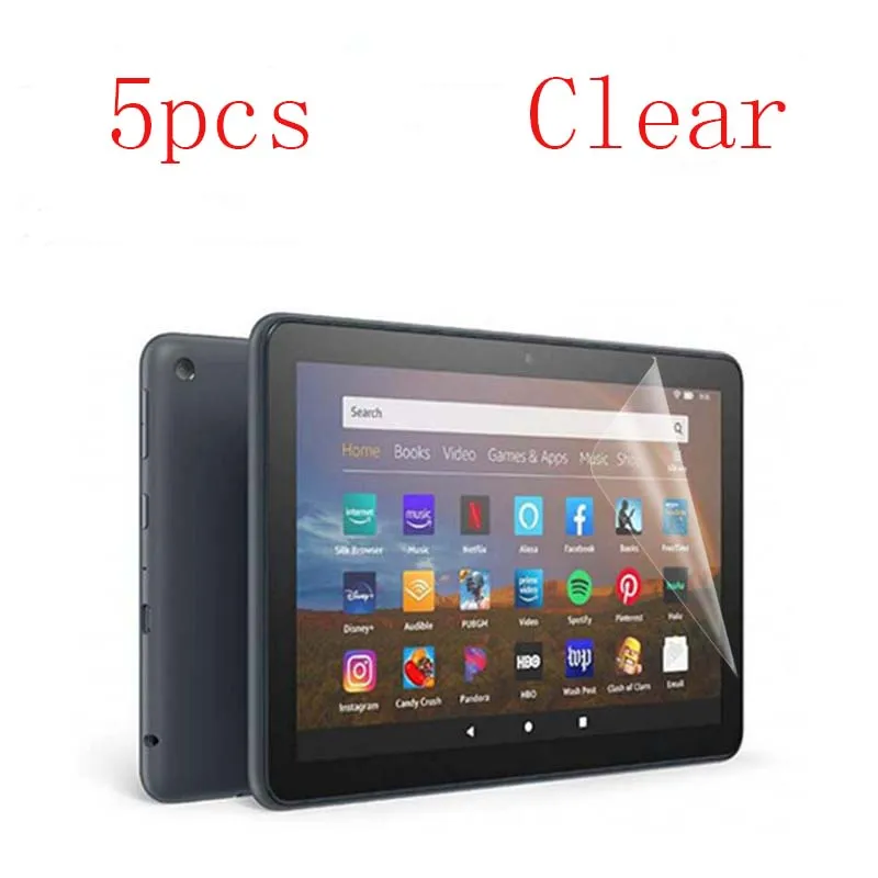 

Защитная пленка для экрана для Kindle Fire 7 2017/2019/Fire HD8 2017/HD 8 2020/HD 8 Plus 2020/Oasis 2017/2019,5 шт.