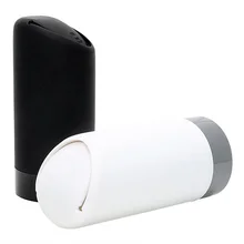 Автомобильный мини-чехол для мусора с крышкой, универсальный автомобильный силиконовый контейнер для мусора