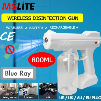 

novedades 2020 automatic disinfectant spary wireless battery gun uv sterilization light machine steam for sterilize home