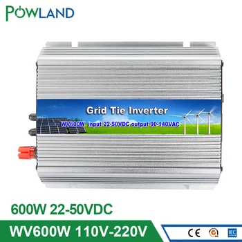 

Grid Tie micro Inverter 600W MPPT Pure Sine Wave 110V 220V Output On Grid Tie Inverter 10.5-30V or 22-50VDC