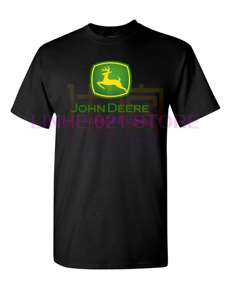 

Hip-Hop Splicing Tee Tops ShirtJohn Beer John Deer Funny Logo T-Shirt Size S To 3XL Crew Neck Regular Short sbz1188 2