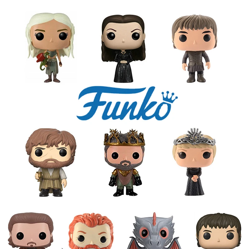 Funko pop Игра престолов Джон Сноу Дейенерис Таргариен Arya Stark Catelyn Tully Фигурки Коллекционная модель игрушки для детей