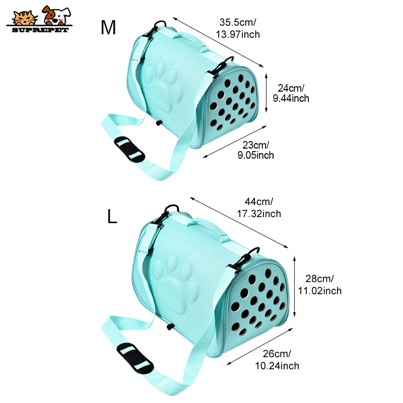 SUPREPET Pet Cat Carrier Dog Carrier Folding Pet Carrier for Cat Puppy EVA Big Space Pet Carrier Cage Puppy Crate Handbag gatos SUPREPET Pet Cat Carrier Dog Carrier Folding Pet Carrier for Cat Puppy EVA Big Space Pet Carrier Cage Puppy Crate Handbag gatos