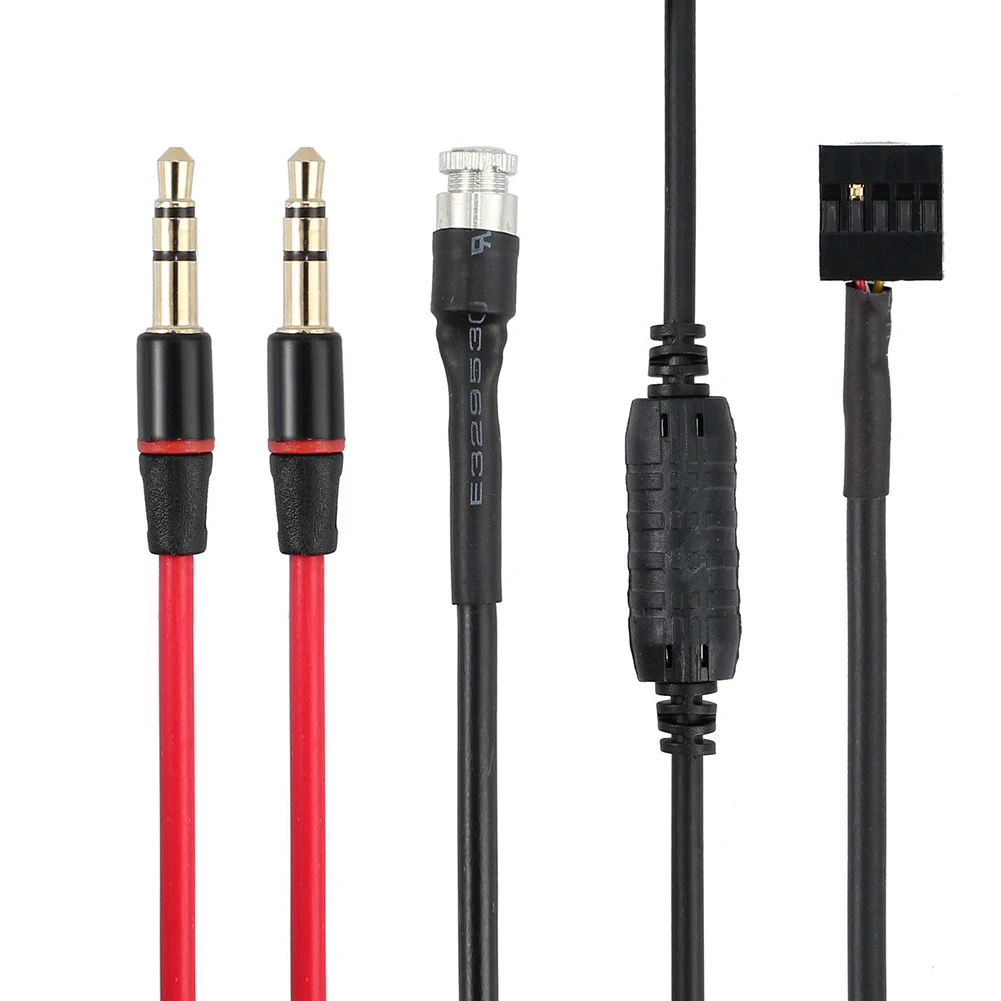 Гнездо музыка E46 98-06 Aux кабель Connetor входной интерфейс части аудио автомобиля портативные 3,5 мм аксессуары ABS провода жгут