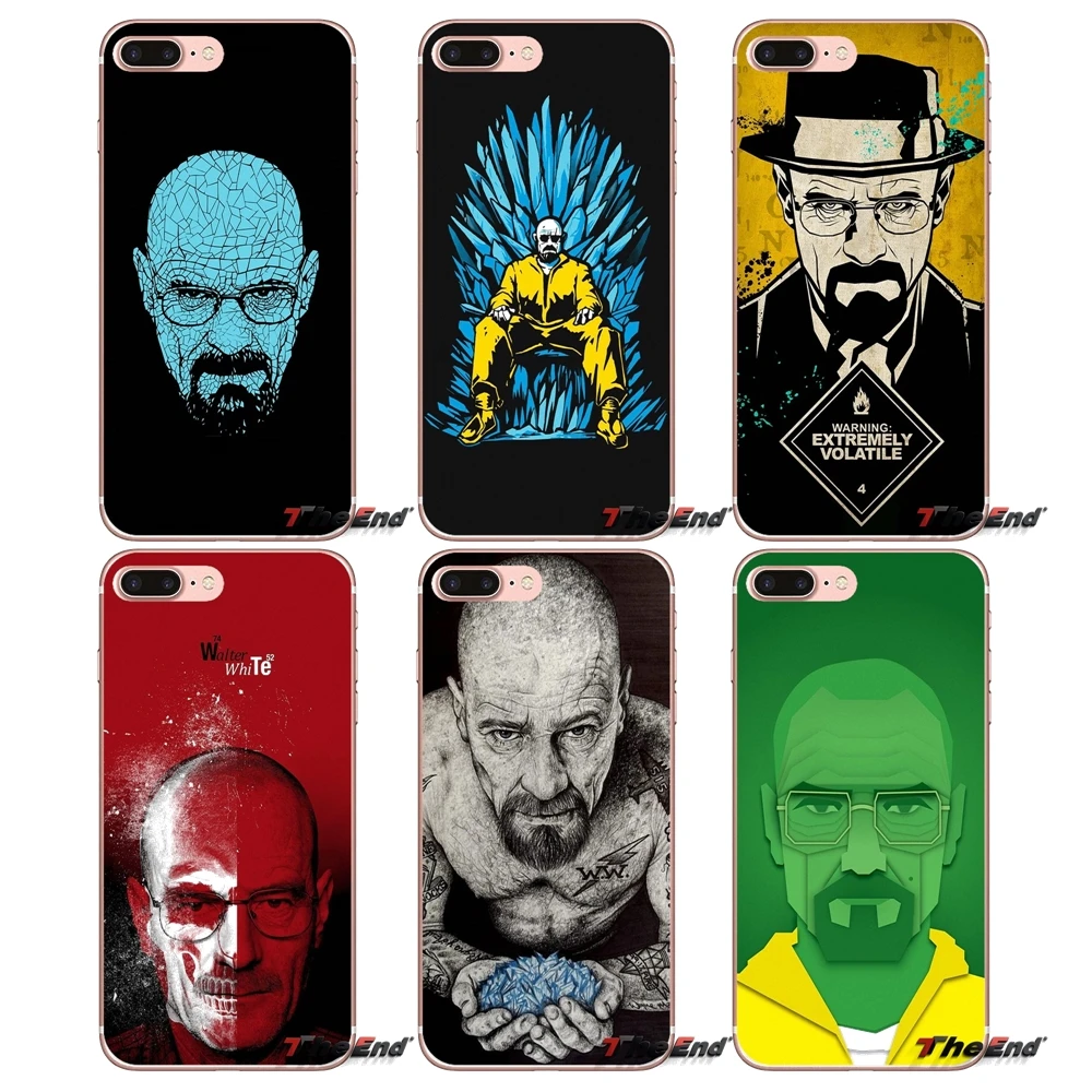 

Breaking Bad Walter White For Huawei P Smart Y6 Ascend P8 P9 P10 Plus Nova P20 Lite Pro Mini 2017 Transparent Soft Cases Covers