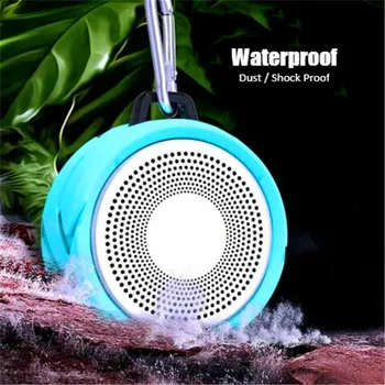 

Bluetooth Speaker Subwoofer Boombox Woofer 3W Full Range Mini Outdoor Micro Sd Waterproof Shower Bass Loudspeaker Sound Box