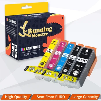 

5PK 33XL Compatible ink cartridge for Epson XP-530 XP-630 XP-830 XP-635 XP-540 XP-640 XP-645 T3351 T3361 printer ink