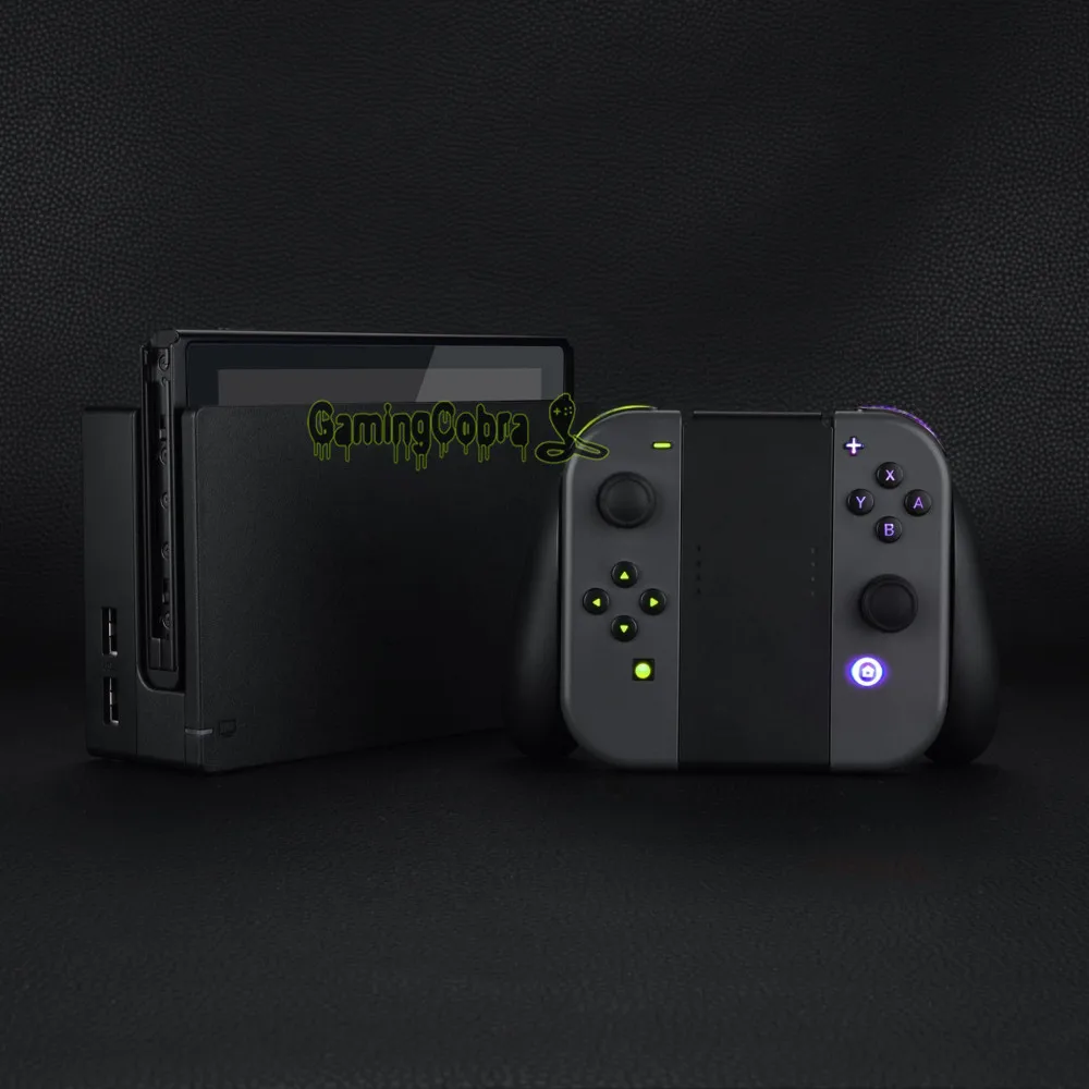 Botões de Cara para ns Cores Modos Joycon Dfs Led Kit Multi-cores Luminated Símbolos Clássicos Abxy Gatilho Switch 7 9 ns - Image 6