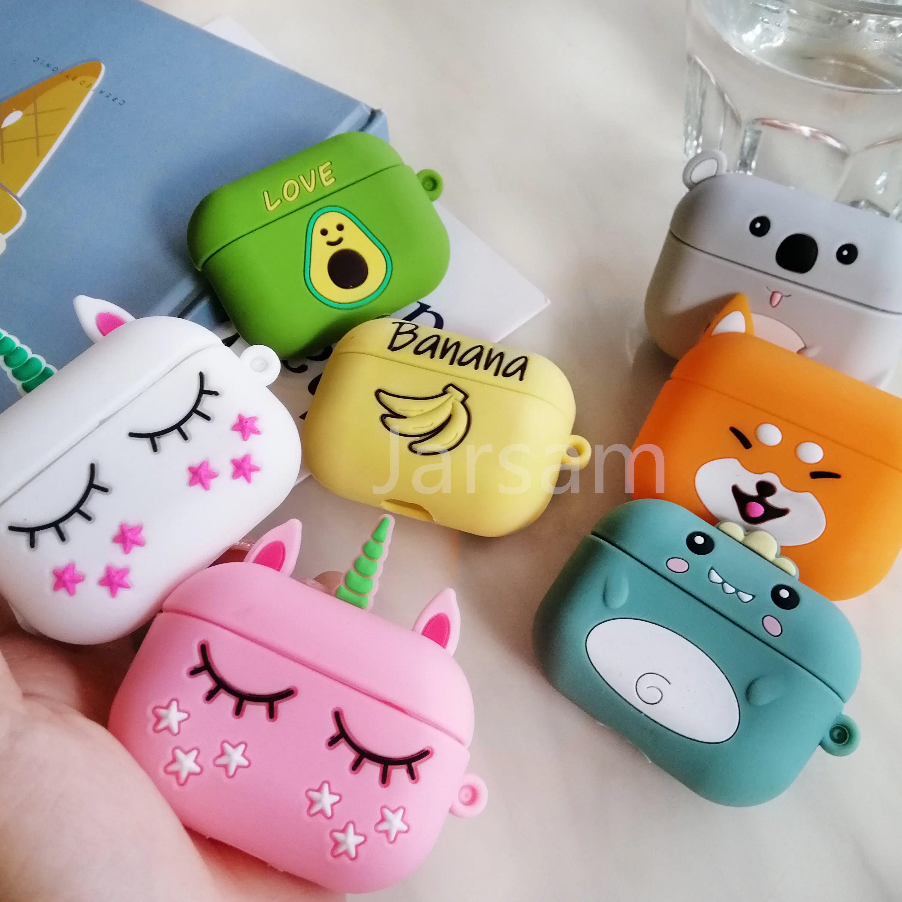 cute For airpods pro case Silicone Wireless Headphone Case Earphone For Airpods pro Case Cover accessories Protective