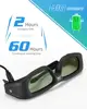 Bluetooth 3D Glasses Active Shutter Rechargeable Eyewear Compatible with Epson Sony Projector/Sony Panasonic Samsung 3D TV ► Photo 3/6