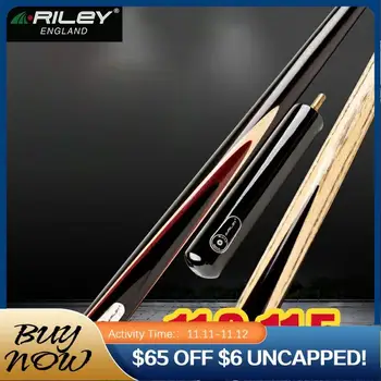 

RILEY RB8-100/101 Snooker Cue Billiard 11.5mm Deer Master Tip with High-Quality Extension 3/4 Split Professional Ashwood Billiar