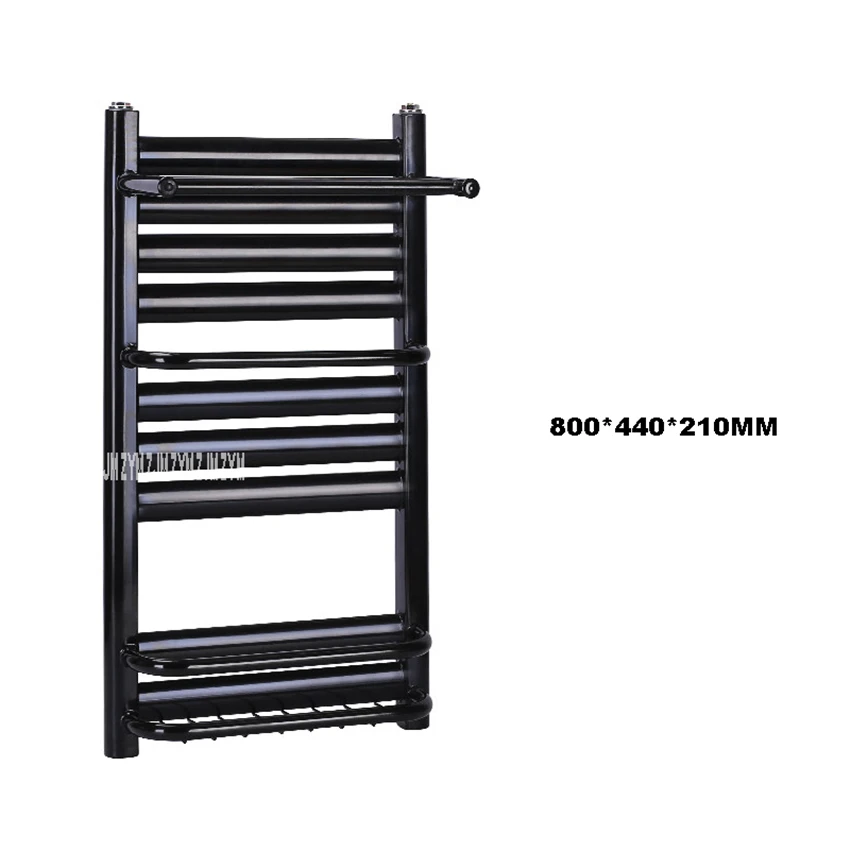 60/80cm Towel Warmer Thickened Cold-Rolled Mild Steel / Copper Aluminum Compound Electric Heated Rail Heating Rack | Обустройство