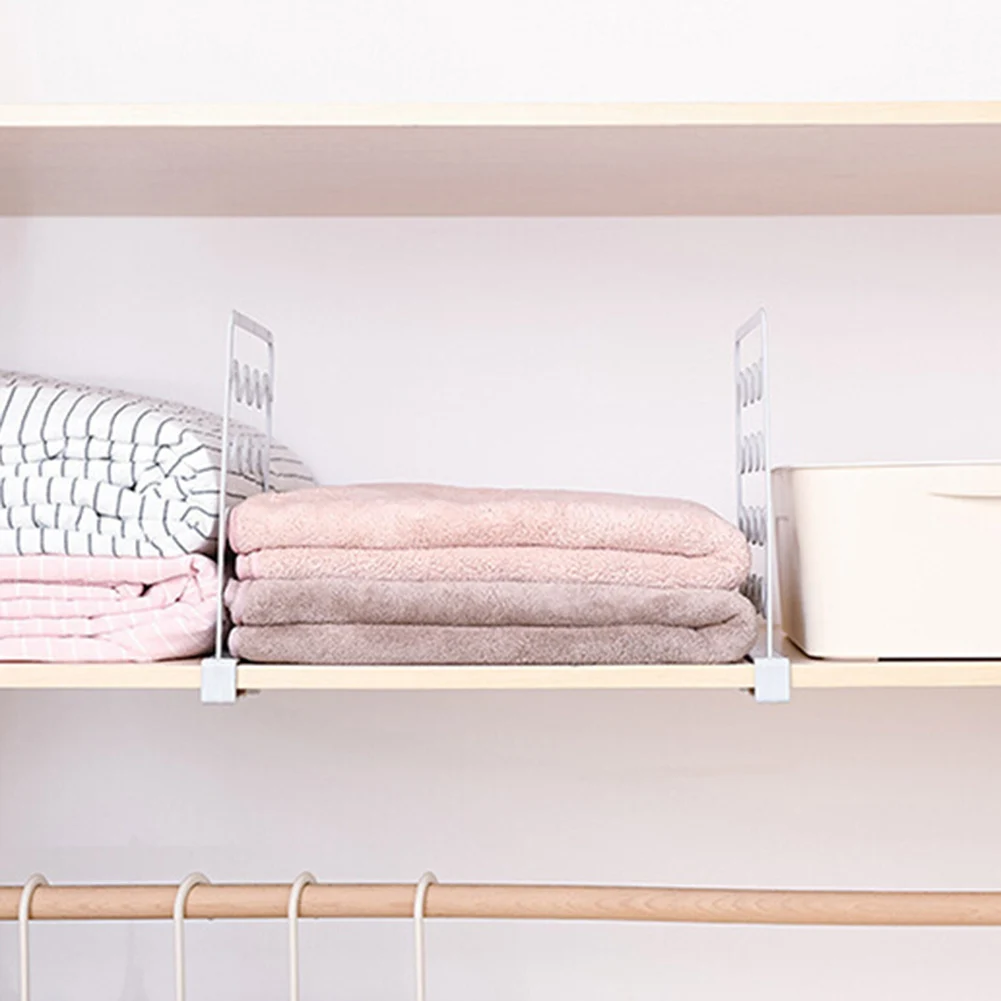 Multifunctional Closet Shelf Storage Dividers Clothes Divider Wardrobe Partition Adjustable Shelves Organizer Home kitchen Tools
