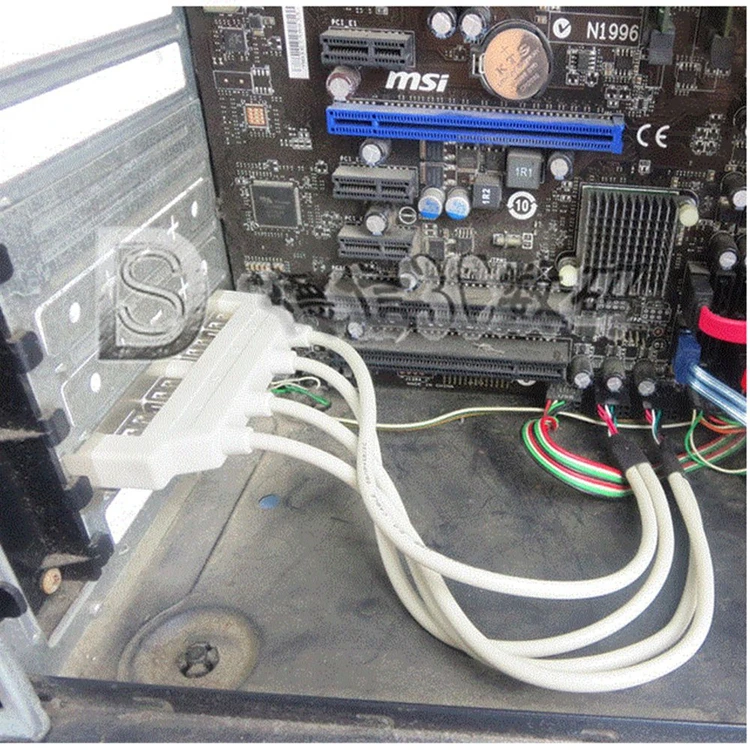 USB 2.0 4-Port Rear Panel PCI Bracket with Dual 9-Pin Motherboard Header Cable for Computer Expansion Description Image.This Product Can Be Found With The Tag Names Computer Cables Connecting, Computer Peripherals, PC Hardware Cables Adapters, Rear panel pci bracket