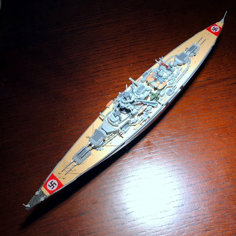 

Новинка 1/1000, специальный металлический корабль из литья под давлением, немецкий военный корабль, статическая готовая продукция, коллекционные модельные игрушки для детей