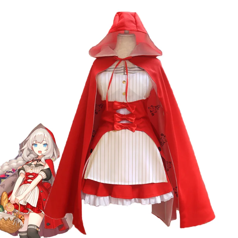 

4th Anniversary Marie Antoinette Little Red Riding Hood Cosplay Costumes Dress Girls Woman Party Stage Costumes