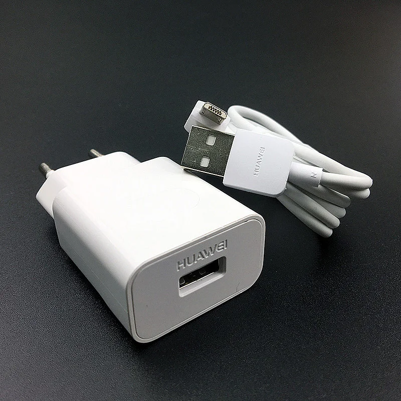 huawei 5V2A зарядное устройство ЕС Быстрая Зарядка адаптер питания usb микро кабель для p9 8 lite honor 8x 7x y6 y7 y9 p smart z