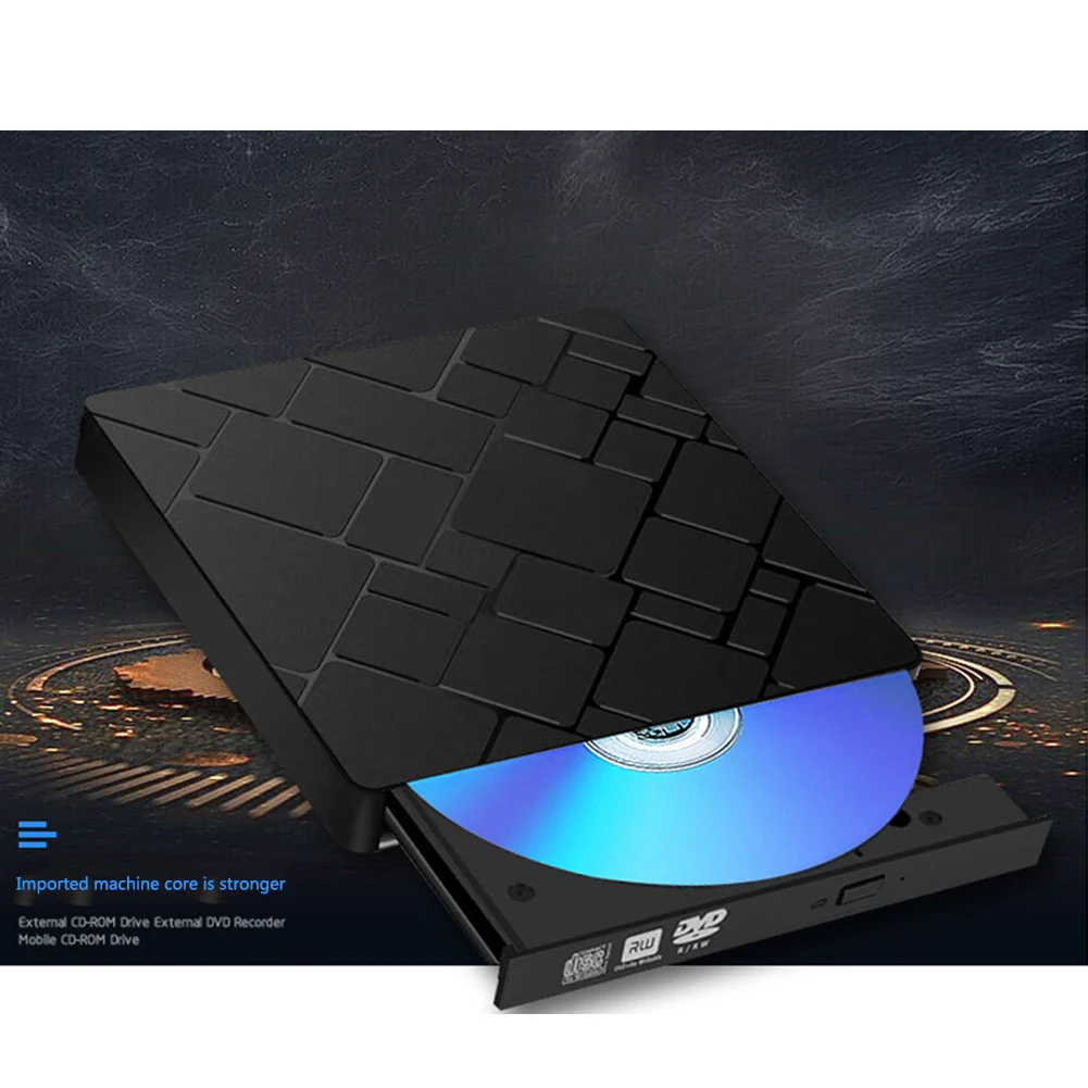Компьютерный портативный оптический DVD горелка ноутбук Rewriter Аксессуары плеер USB 3,0 считыватель Тип C внешний CD Привод ультра тонкий