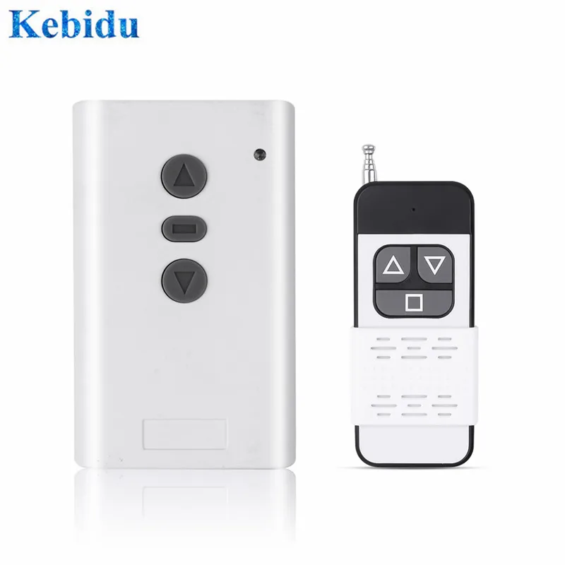 

KEBIDU AC 110V 220V 2CH Relay Receiver Controller Remote Control Switch 433Mhz for Light Door Garage Universal Remote