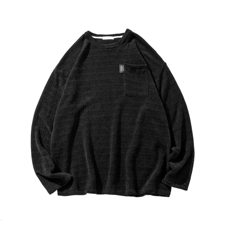 UYUK 2019 Autumn Wild Trend Lazy Street Loose Casual Round Neck Multicolor Knit Men's Pullover Sweater Clothes Hombre