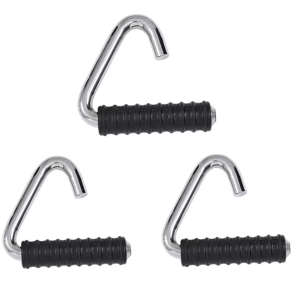 Metal Resistance Band Handle Hook Handle Grip Cable Machine Attachment