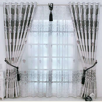 

2020 Arrival Exquisite Luxury Curtains for Living Room Window Treatments Blackout Curtain Tulle for Bedroom Noble Drapes Sheer