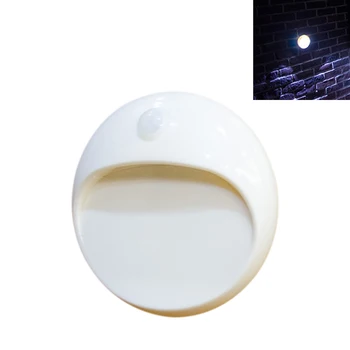 

Night Light LED Wall Lamp Warehouse Stair PIR Motion Sensor Shed Adhesive Easy Install Bedroom Battery Operated Corridor Indoor