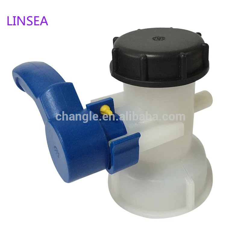 

2 inch IBC butterfly valve 62MM DN40 BSP thread for 1000L IBC tank