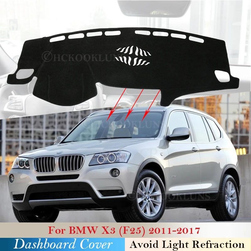 Cubierta protectora para salpicadero de coche, Accesorios Tablero, alfombra Anti para BMW F25 2011 2012 2013 2014 2015 2016 2017|Pegatinas para coche| - AliExpress